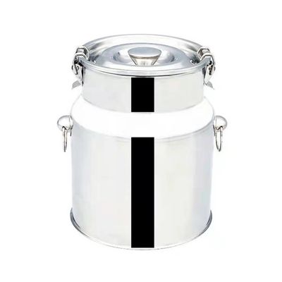 SS201 non magnétique résistance de la rouille de conteneur de lait de 5 litres