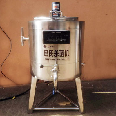 Petite épaisseur électrique du pasteurisateur 1.5mm de lait du chauffage 300L