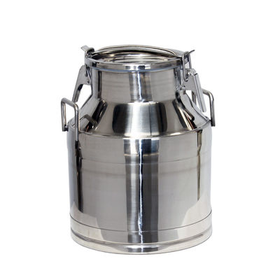 Cruche de lait d'acier inoxydable de 20 litres seau Pail Handle Lid de 5 gallons
