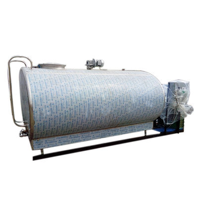 Le réservoir de refroidissement du lait de l'acier inoxydable SUS304 500 litres a adapté le lait aux besoins du client Juice Chiller