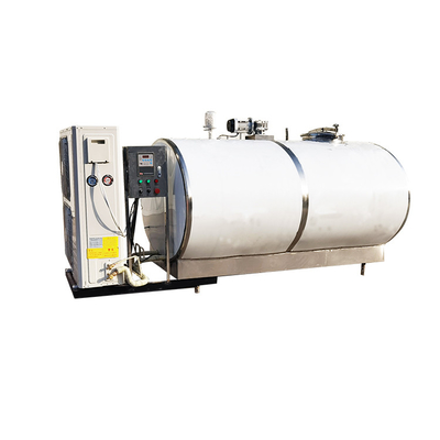 Refroidissement stockant le réservoir 304ss de refroidissement du lait 2000 litres d'horizontal