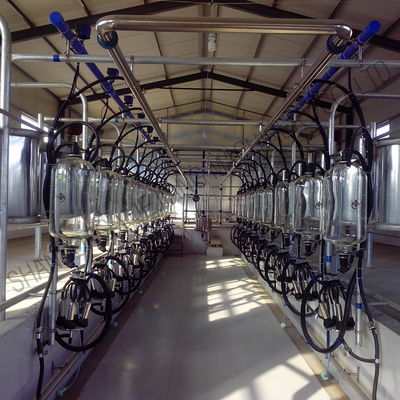 380v 7.5KW a automatisé le type en arête de poisson de salon de traite