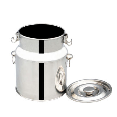 seau de lait de mélange d'acier inoxydable d'emballage alimentaire du réservoir solides solubles 304 du stockage 15L