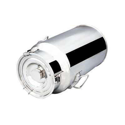 SS304 boîte de lait d'acier inoxydable de 20 litres avec le seau de lait scellé par broche d'entreposage en seau