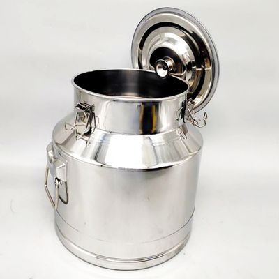la Mini-capacité 15L a scellé la boîte de lait d'épaisseur de l'acier inoxydable 1.0mm du seau 304