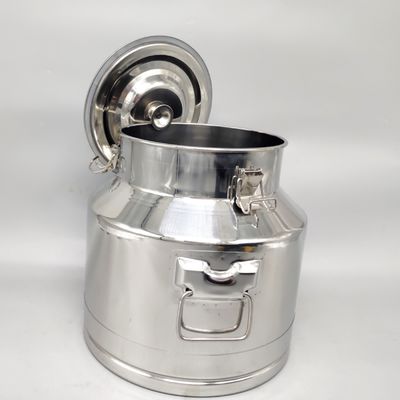 la Mini-capacité 15L a scellé la boîte de lait d'épaisseur de l'acier inoxydable 1.0mm du seau 304