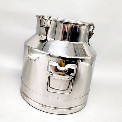 la Mini-capacité 15L a scellé la boîte de lait d'épaisseur de l'acier inoxydable 1.0mm du seau 304