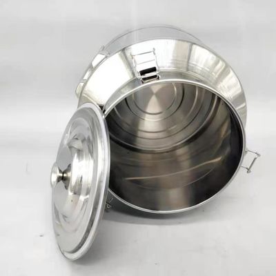 15L boîtes scellées universelles de lait d'acier inoxydable de seau de catégorie comestible du baril SS304 avec le robinet