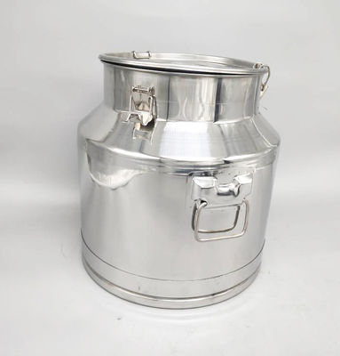 Le dessin de production laitière de SS304 30L a utilisé des boîtes de lait d'acier inoxydable avec le couvercle scellé