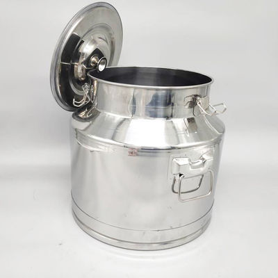Le dessin de production laitière de SS304 30L a utilisé des boîtes de lait d'acier inoxydable avec le couvercle scellé