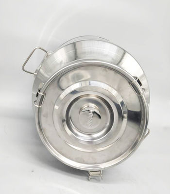Le dessin de production laitière de SS304 30L a utilisé des boîtes de lait d'acier inoxydable avec le couvercle scellé