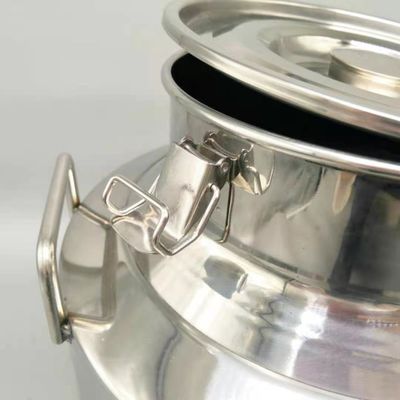 50 litres d'acier inoxydable de thé de boîte d'arachide d'huile de table de boîtes de lait avec le couvercle scellé