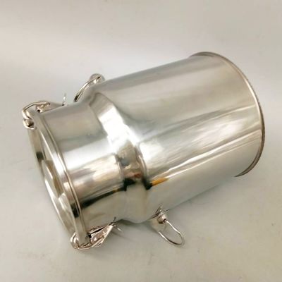 SS201 seau d'acier inoxydable de 5 litres avec l'épaisseur du couvercle 0.8mm