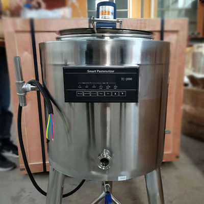 Petite épaisseur électrique du pasteurisateur 1.5mm de lait du chauffage 300L