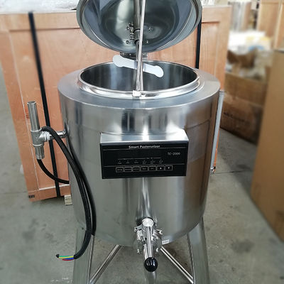 Petite épaisseur électrique du pasteurisateur 1.5mm de lait du chauffage 300L