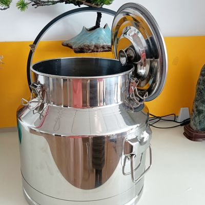 20L épaissi a scellé le stockage de lait de la catégorie comestible SUS304 de boîte de lait d'acier inoxydable
