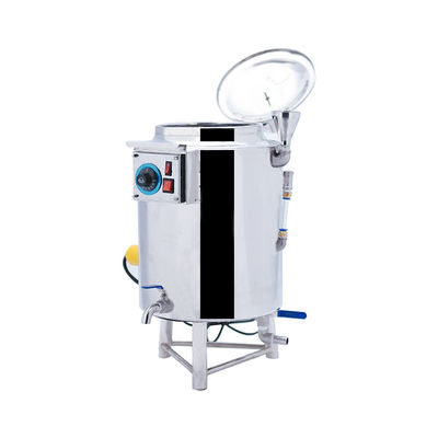 Acier inoxydable 16kw chauffage électrique de pasteurisateur de lait de 500 litres