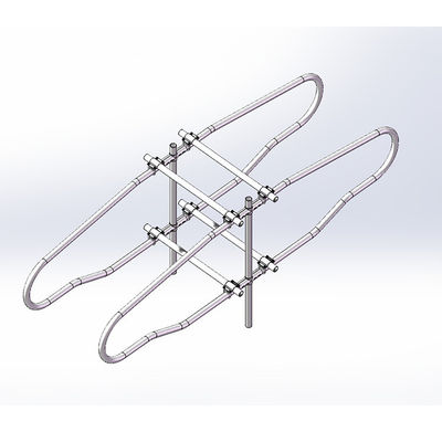 Stalles libres de recourbement ergonomiques de bétail d'équipement de ferme de vache à côté simple
