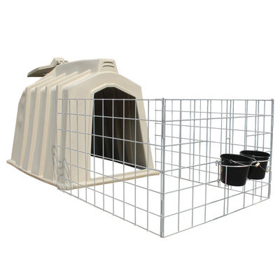 Abris en plastique galvanisés de veau de Mesh Length 220cm facilement propres