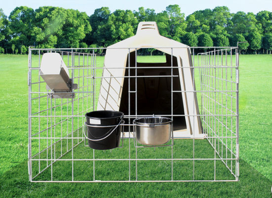 Abris en plastique galvanisés de veau de Mesh Length 220cm facilement propres