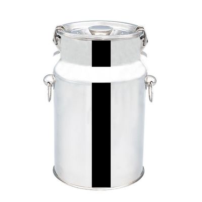 Le paquet Customrized Logo Silver 10L solides solubles traient pour mettre en boîte le conteneur de lait d'acier inoxydable
