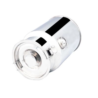 Le paquet Customrized Logo Silver 10L solides solubles traient pour mettre en boîte le conteneur de lait d'acier inoxydable