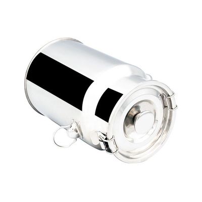 Le paquet Customrized Logo Silver 10L solides solubles traient pour mettre en boîte le conteneur de lait d'acier inoxydable