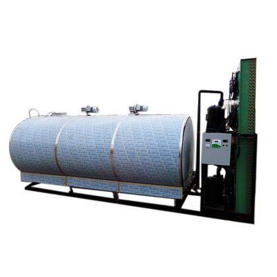 Cuve de stockage de lait de ramassage du lait de 1000 litres pour le refroidissement de lait cru