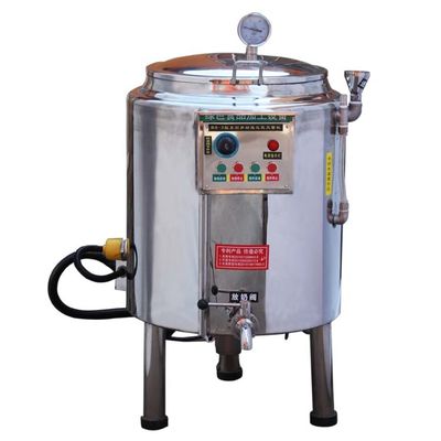 Équipement plus sûr de pasteurisation d'acier inoxydable petit pour le lait et le jus