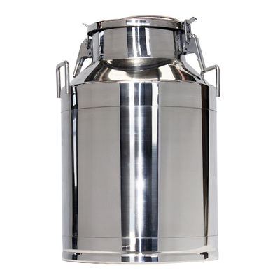 Cruche de lait d'acier inoxydable de 20 litres seau Pail Handle Lid de 5 gallons