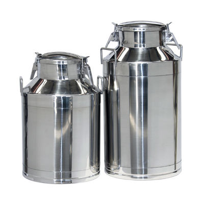 Cruche de lait d'acier inoxydable de 20 litres seau Pail Handle Lid de 5 gallons
