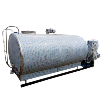 Machines de traitement de lait de refroidissement de laiterie de réservoir à lait d'acier inoxydable de catégorie comestible