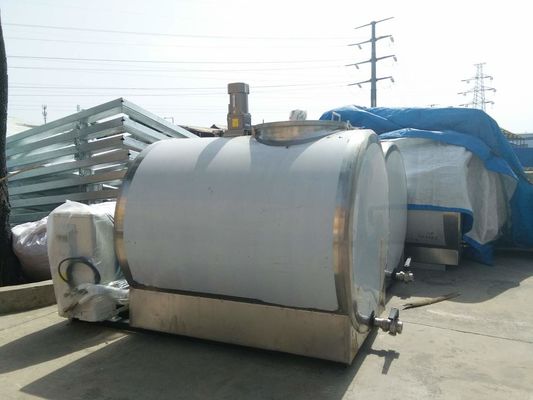 Réservoir de nettoyage commode de refroidissement du lait d'acier inoxydable avec le matériel de catégorie comestible