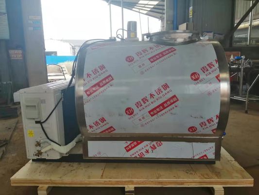 1000 litres d'acier inoxydable du lait de refroidissement de réservoir du lait d'équipement de refroidissement pour le lait en vrac