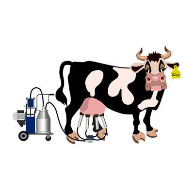 Chèvre de machines agricoles dans la machine à traire à piston du Pakistan pour des vaches