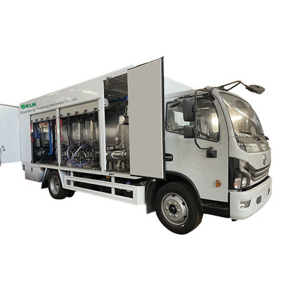 Machine à traire mobile de vache à stations des moutons 6 de chèvre montée sur véhicule