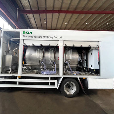Machine à traire mobile de vache à stations des moutons 6 de chèvre montée sur véhicule