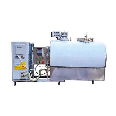Double acier inoxydable revêtu 304 du réservoir 500L de refroidissement du lait de stockage