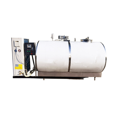 Refroidissement stockant le réservoir 304ss de refroidissement du lait 2000 litres d'horizontal