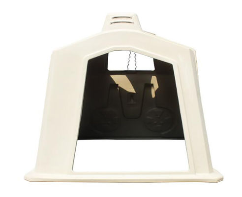 Les abris de veau de plastique polyéthylène d'exploitation laitière effrayent le cottage jeté