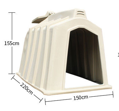 Petite huche de veau de groupe de la largeur 333cm de preuve de rouille pour le bétail